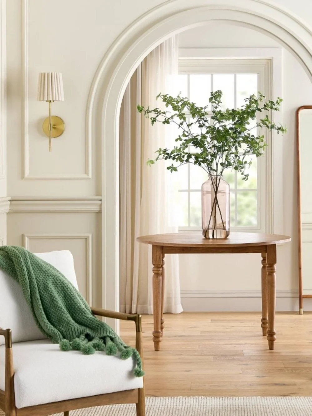 New Green Knit Throw Blanket with Twisted Fringe Hearth & Hand™ with Magnolia